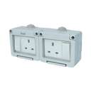 Selex IP55 13A Waterproof Double Socket 1