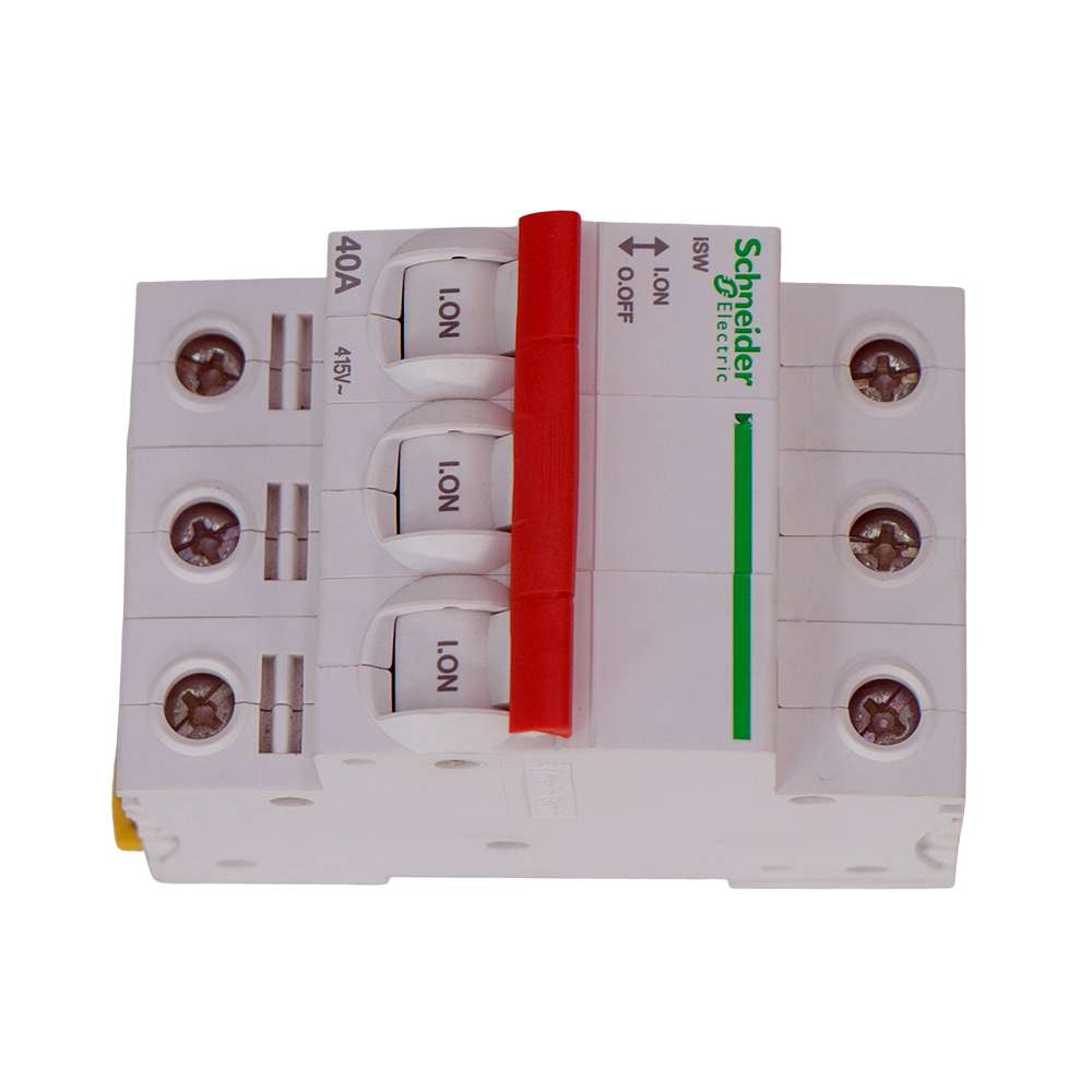 Schneider Electric 40A 415V Miniature Circuit Braker (MCB) 3