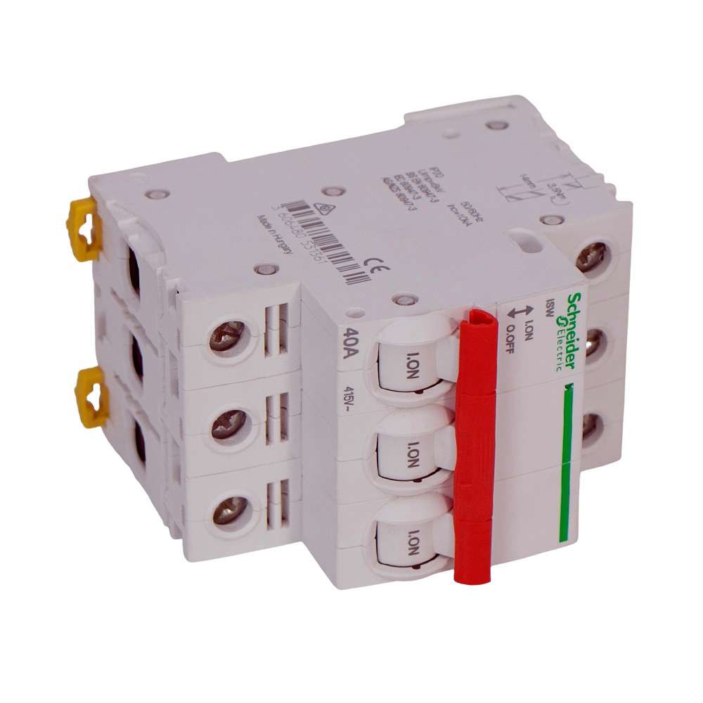 Schneider Electric 40A 415V Miniature Circuit Braker (MCB) 0