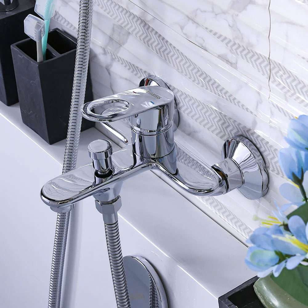 Milano Dito Bath Shower Mixer Tap with Hand Shower 1