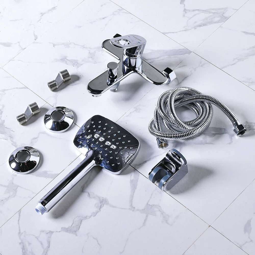 Milano Dito 140100100724 Bath Shower Mixer Tap with Hand Shower