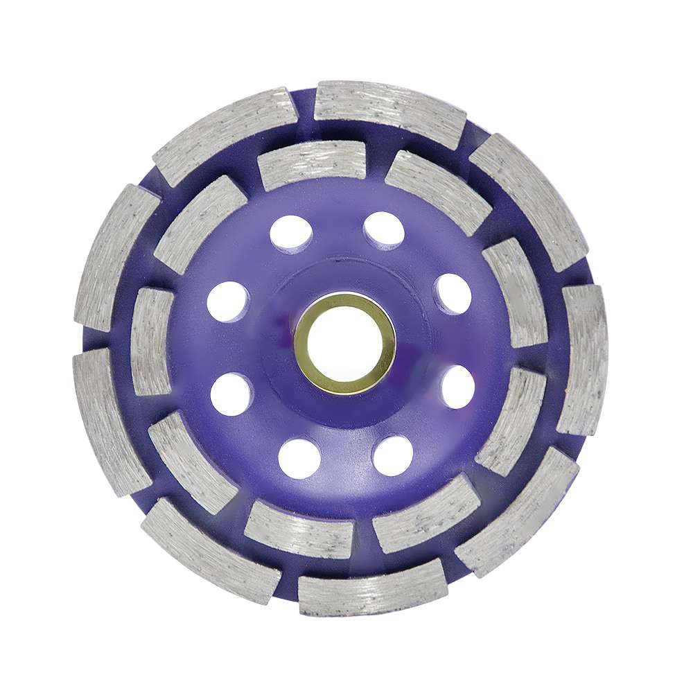 4.5" Diamond Cup Grinding Wheel Double Row 0