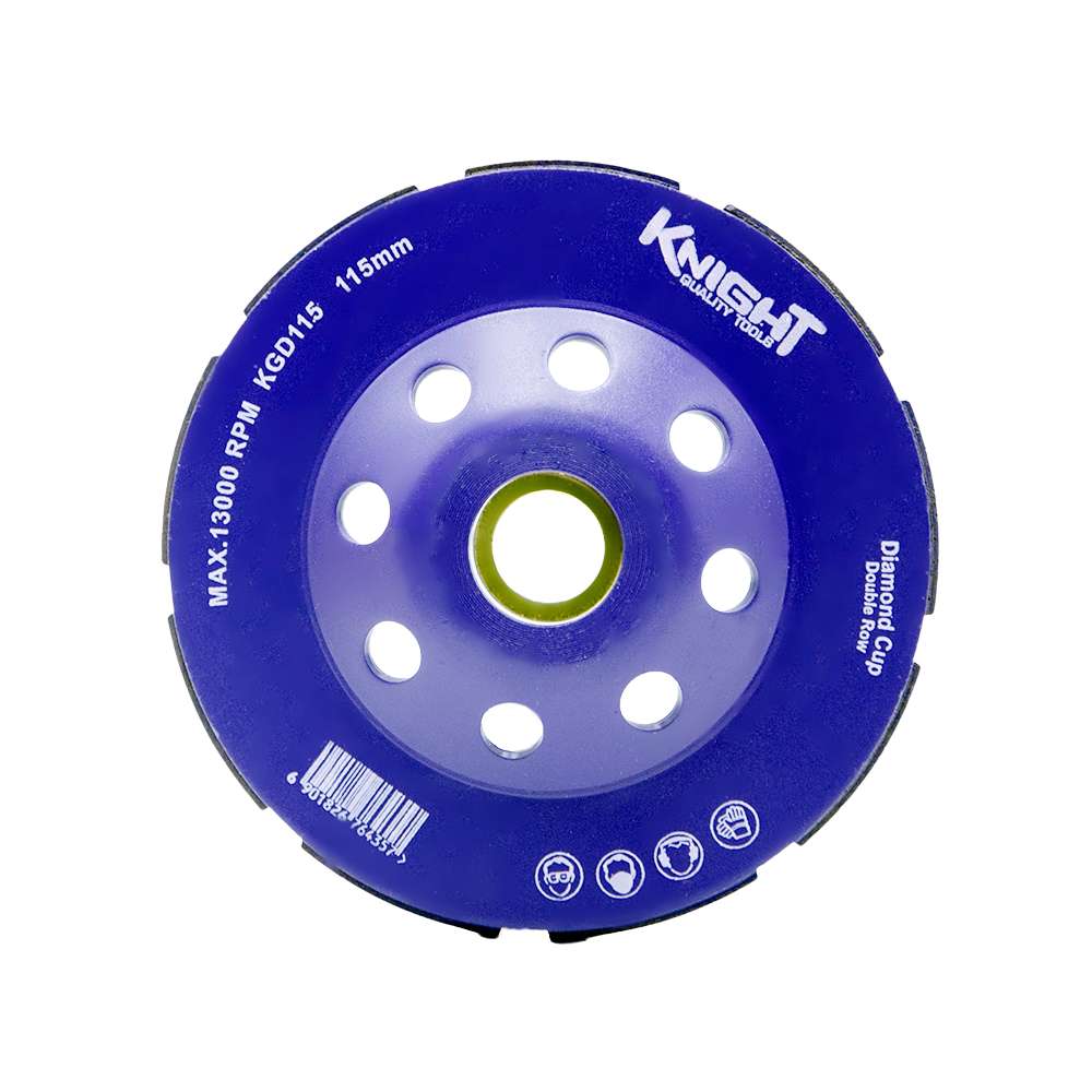 4.5" Diamond Cup Grinding Wheel Double Row 1