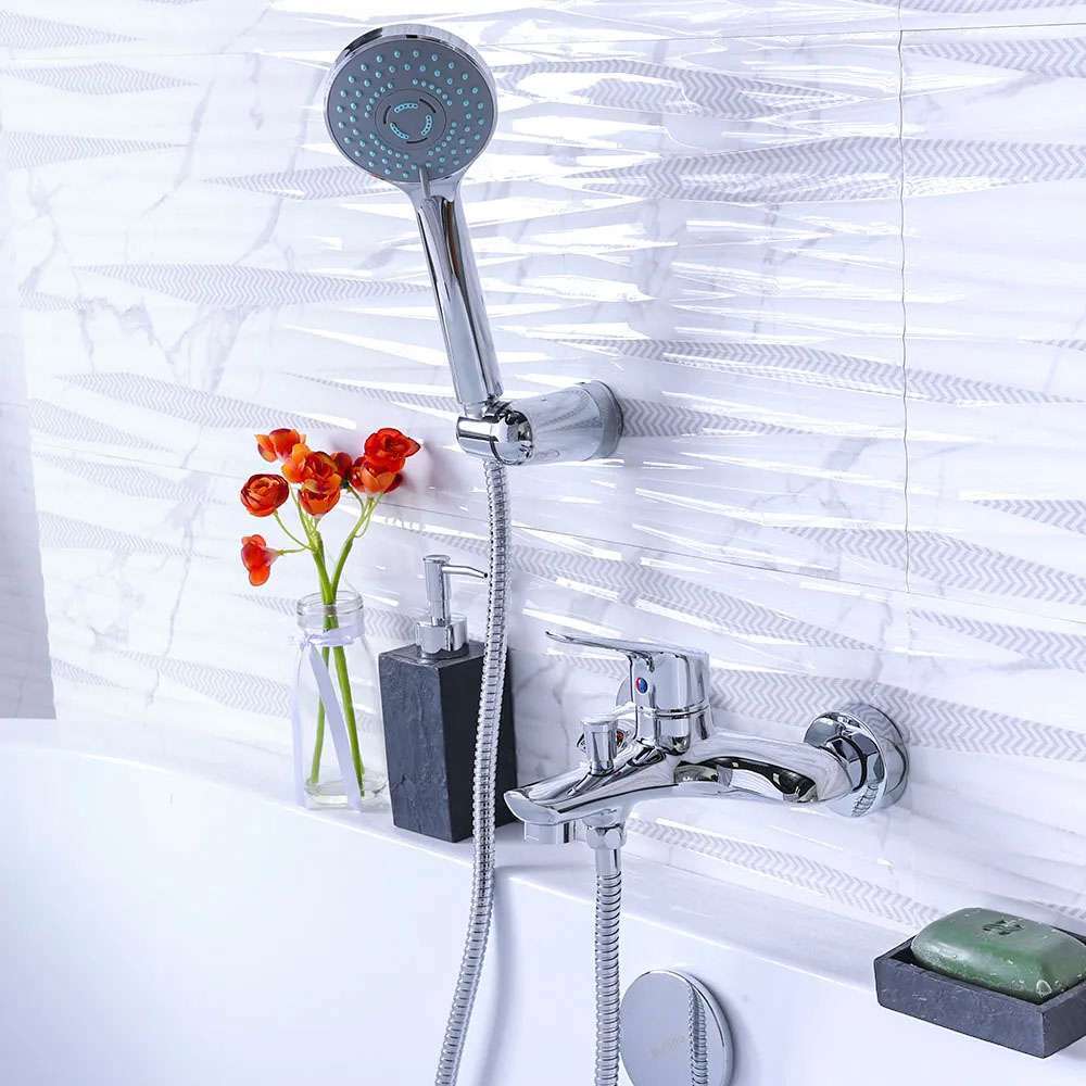 Milano Prato Bath Shower Mixer Tap with Hand Shower 1