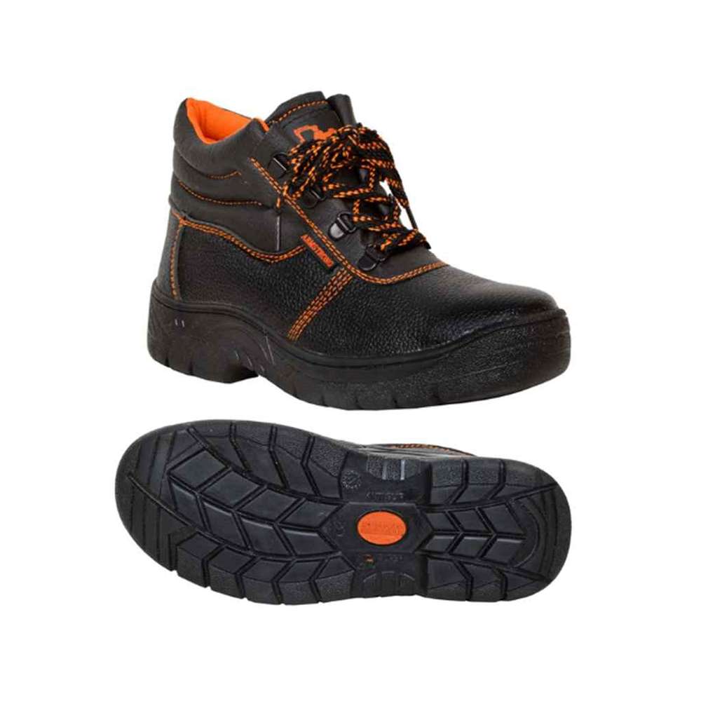 Armstrong High Ankle Steel Toe Safety Shoes - AA Black, 40