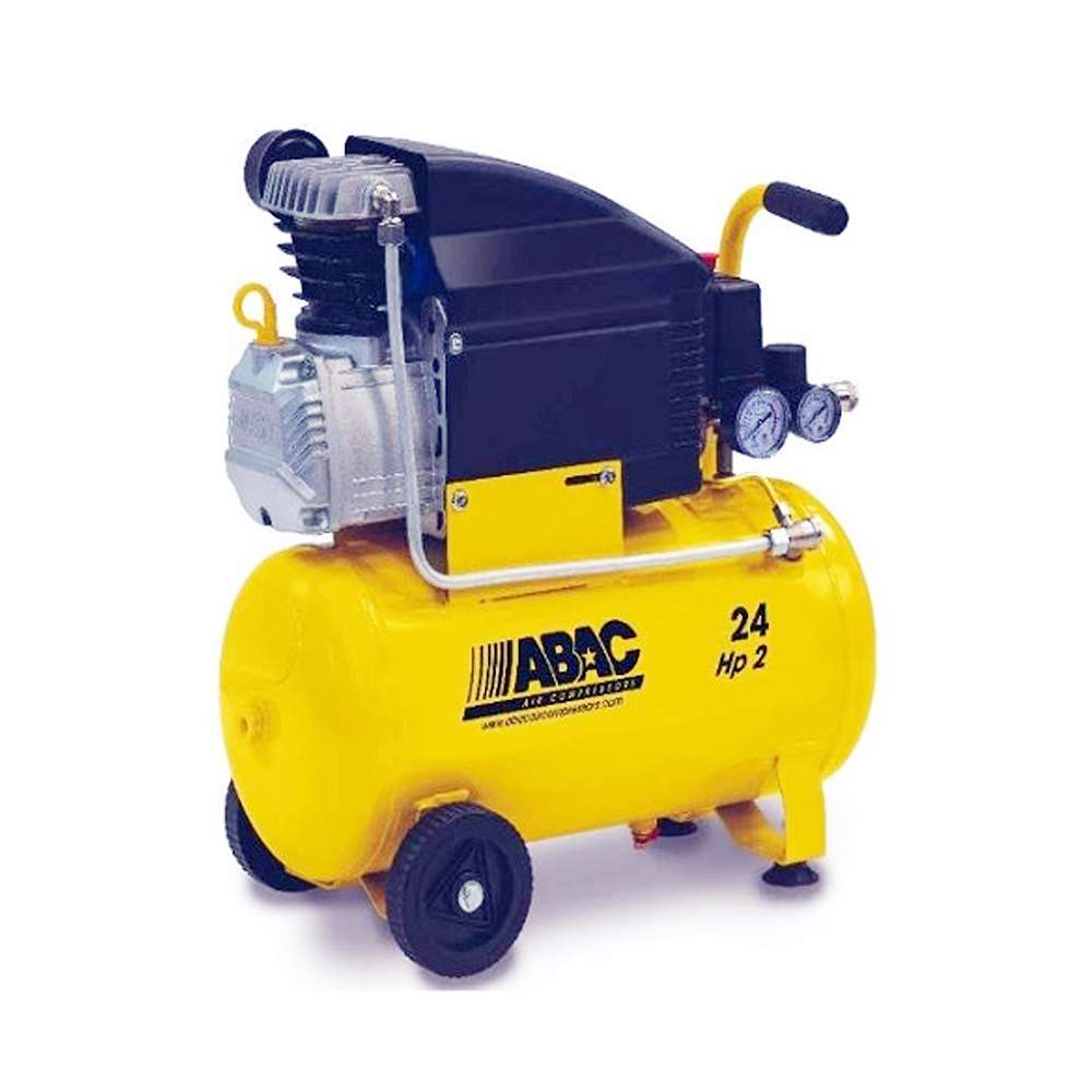 ABAC Air Compressor PP-B20/24 8 Bar 2 HP Yellow 0