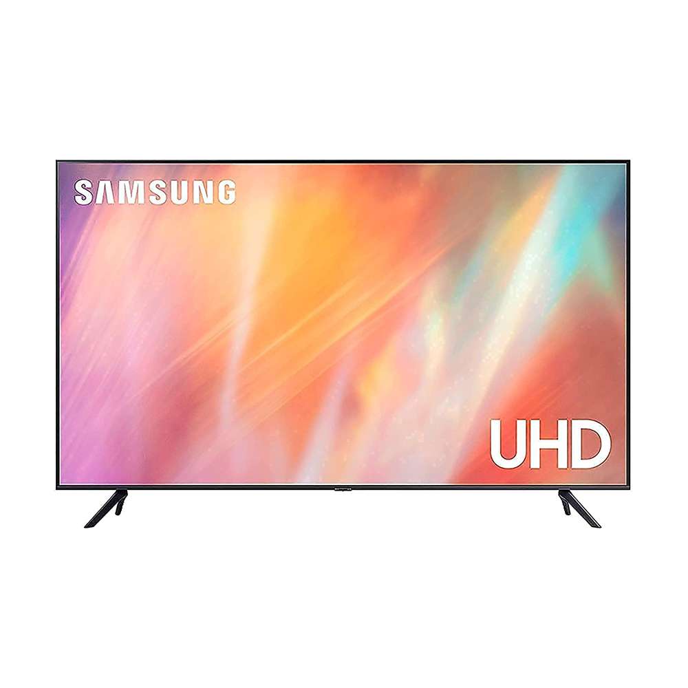Samsung 55" Crystal 4K UHD SmartTV AU7000 PurColor Crystal Processor 4K PC on TV Motion Xcelerator 4K Resolution HDR 10+ Support Q-Symphony UA55AU7000UXZN 0