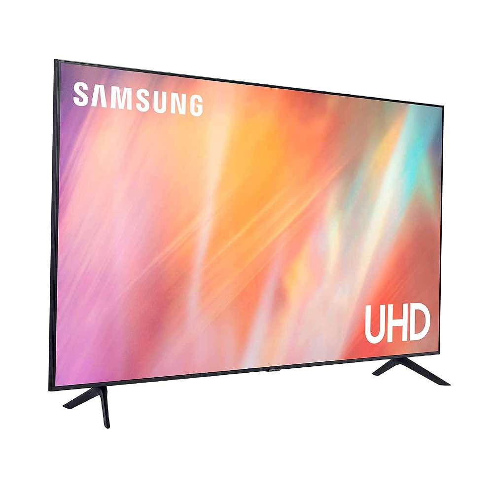 Samsung 55" Crystal 4K UHD SmartTV AU7000 PurColor Crystal Processor 4K PC on TV Motion Xcelerator 4K Resolution HDR 10+ Support Q-Symphony UA55AU7000UXZN 1