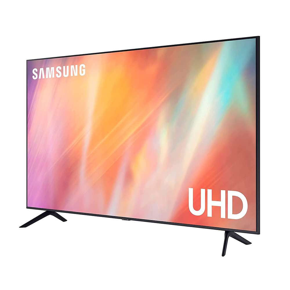 Samsung 55" Crystal 4K UHD SmartTV AU7000 PurColor Crystal Processor 4K PC on TV Motion Xcelerator 4K Resolution HDR 10+ Support Q-Symphony UA55AU7000UXZN 2