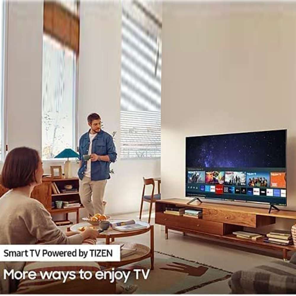 Samsung 55" Crystal 4K UHD SmartTV AU7000 PurColor Crystal Processor 4K PC on TV Motion Xcelerator 4K Resolution HDR 10+ Support Q-Symphony UA55AU7000UXZN 7