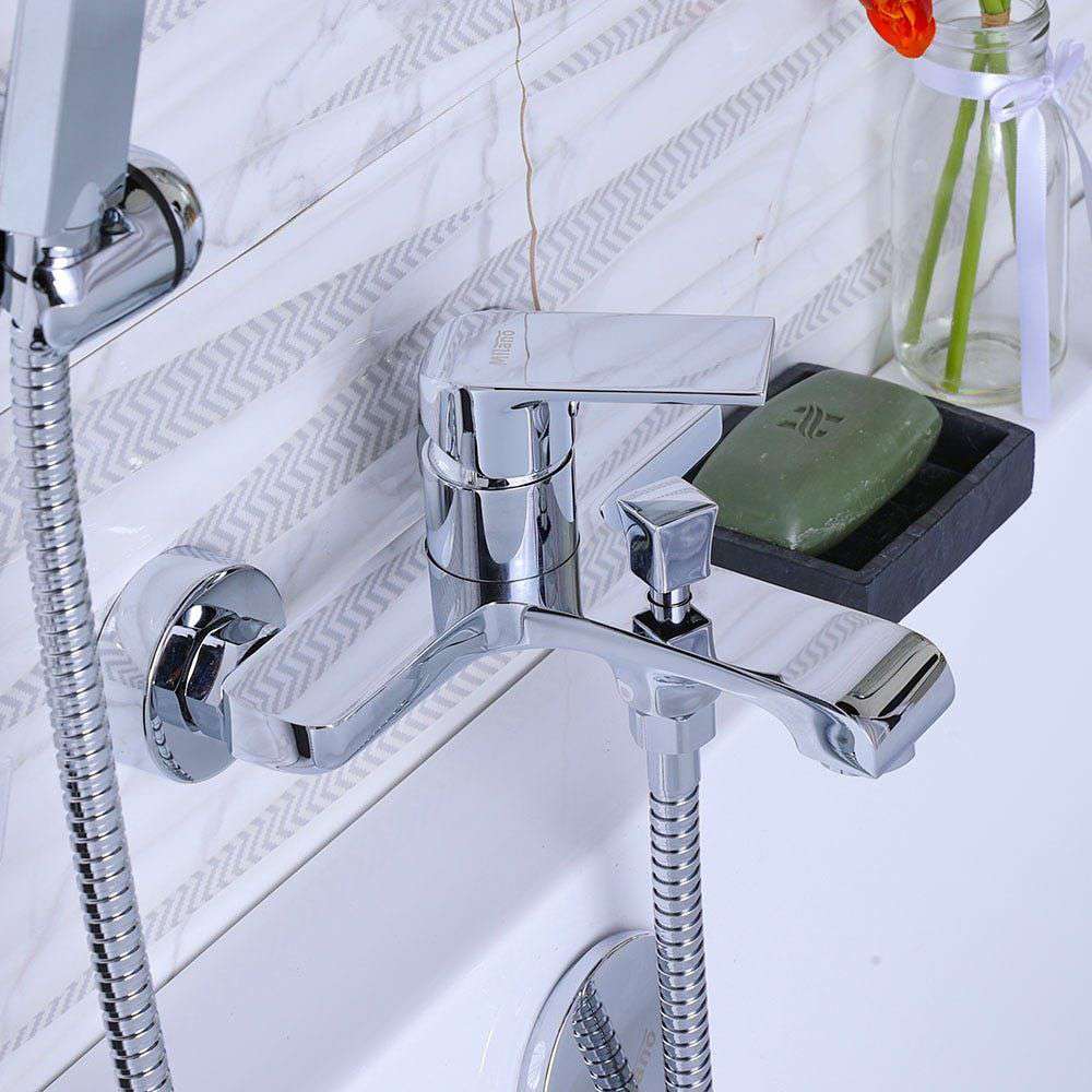 Milano Power 140100100641 Bath Shower Mixer Tap with Hand Shower 2