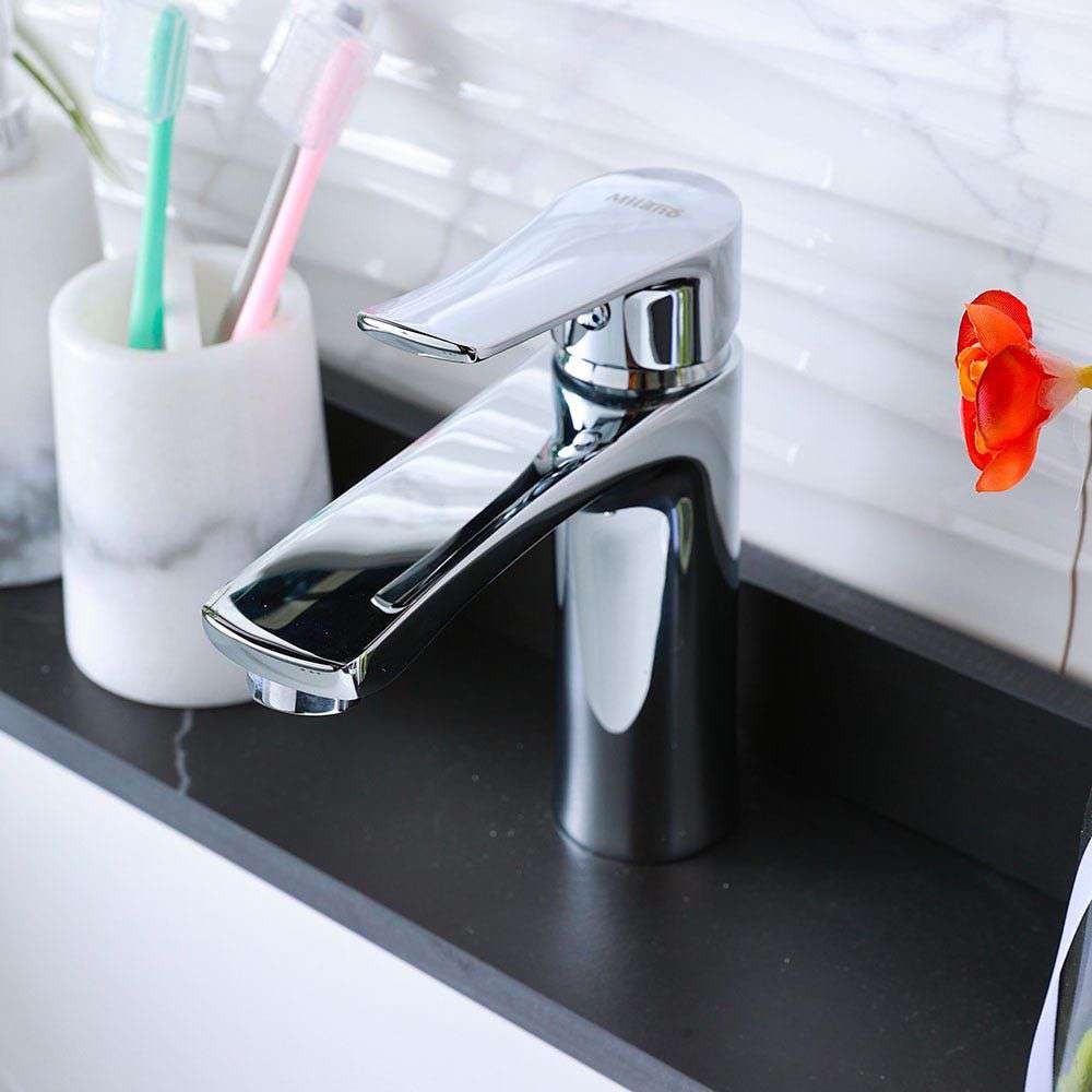 Milano 140100200317 Single Lever Wash Basin Mixer with Pop-Up Waste 3