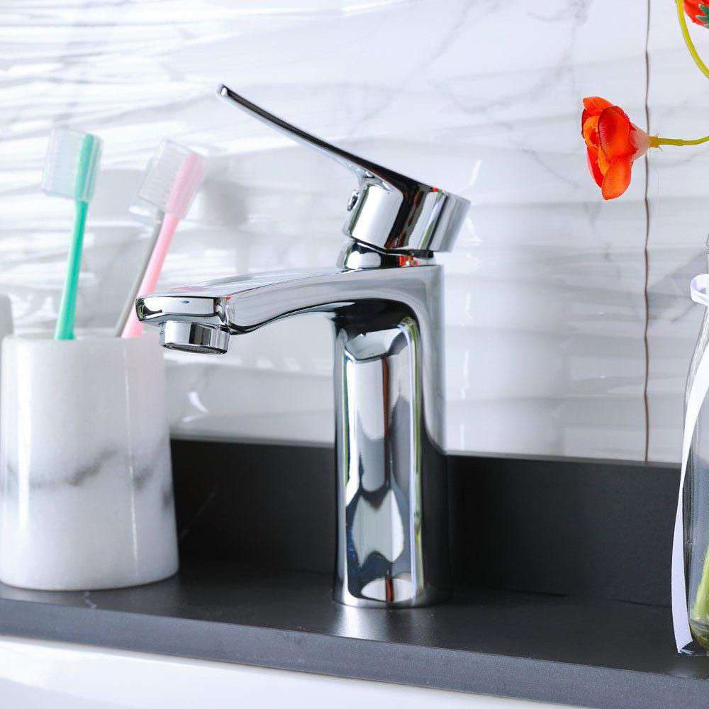 Milano 140100200317 Single Lever Wash Basin Mixer with Pop-Up Waste 2