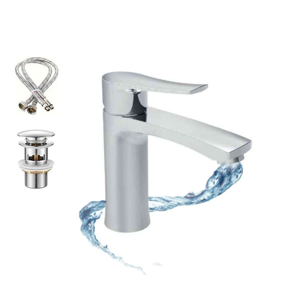Milano 140100200317 Single Lever Wash Basin Mixer with Pop-Up Waste 4
