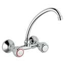 Milano Crown Plus Sink Mixer Tap Wall Mounted 1