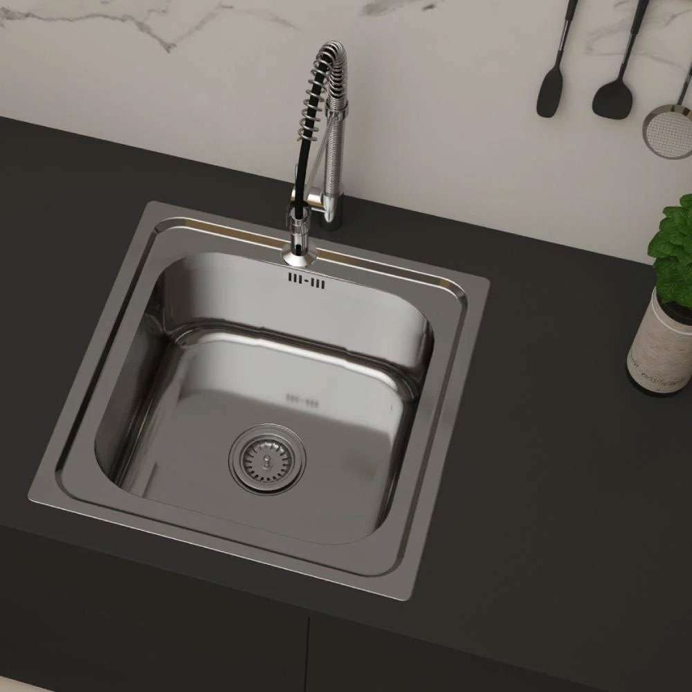Milano BL-604 140700100029 SB/SQ Stainless Steel Kitchen Sink 1