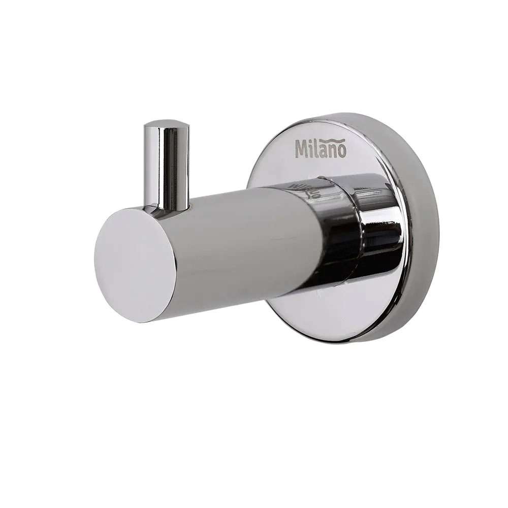 Milano Dora 15601 140400500449 Chrome Single Robe Hook 0