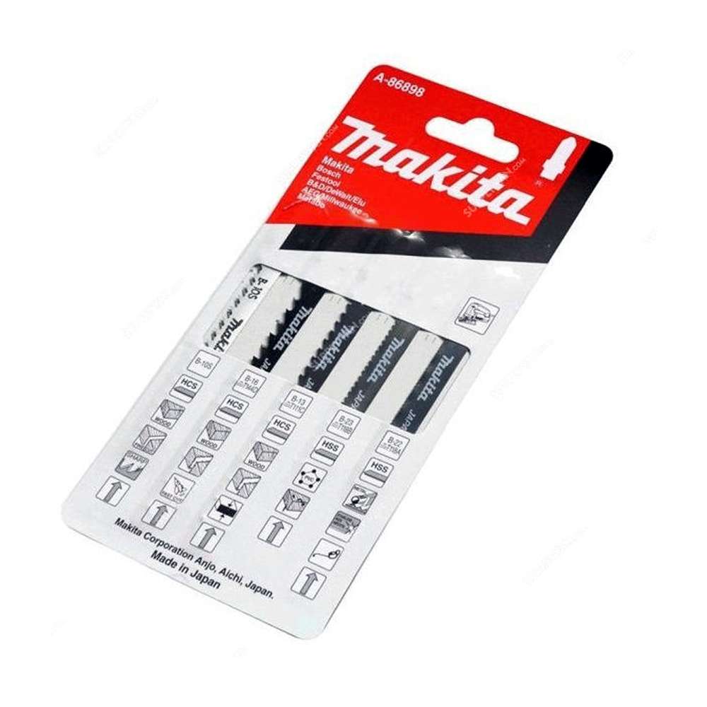 Makita A-86898 Jigsaw Blade Set  5Pcs 2