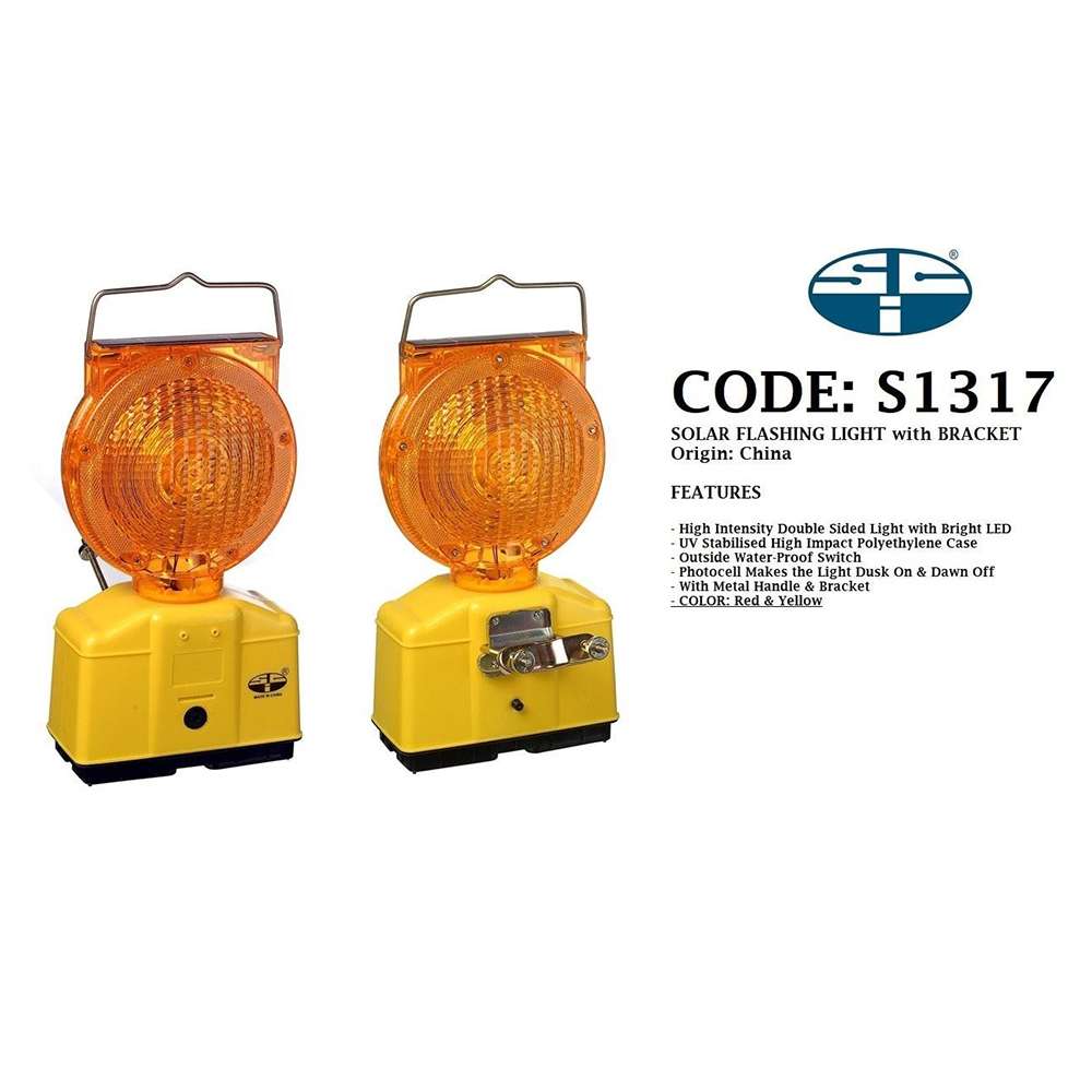 Solar Type Led Flash Light, Yellow 3