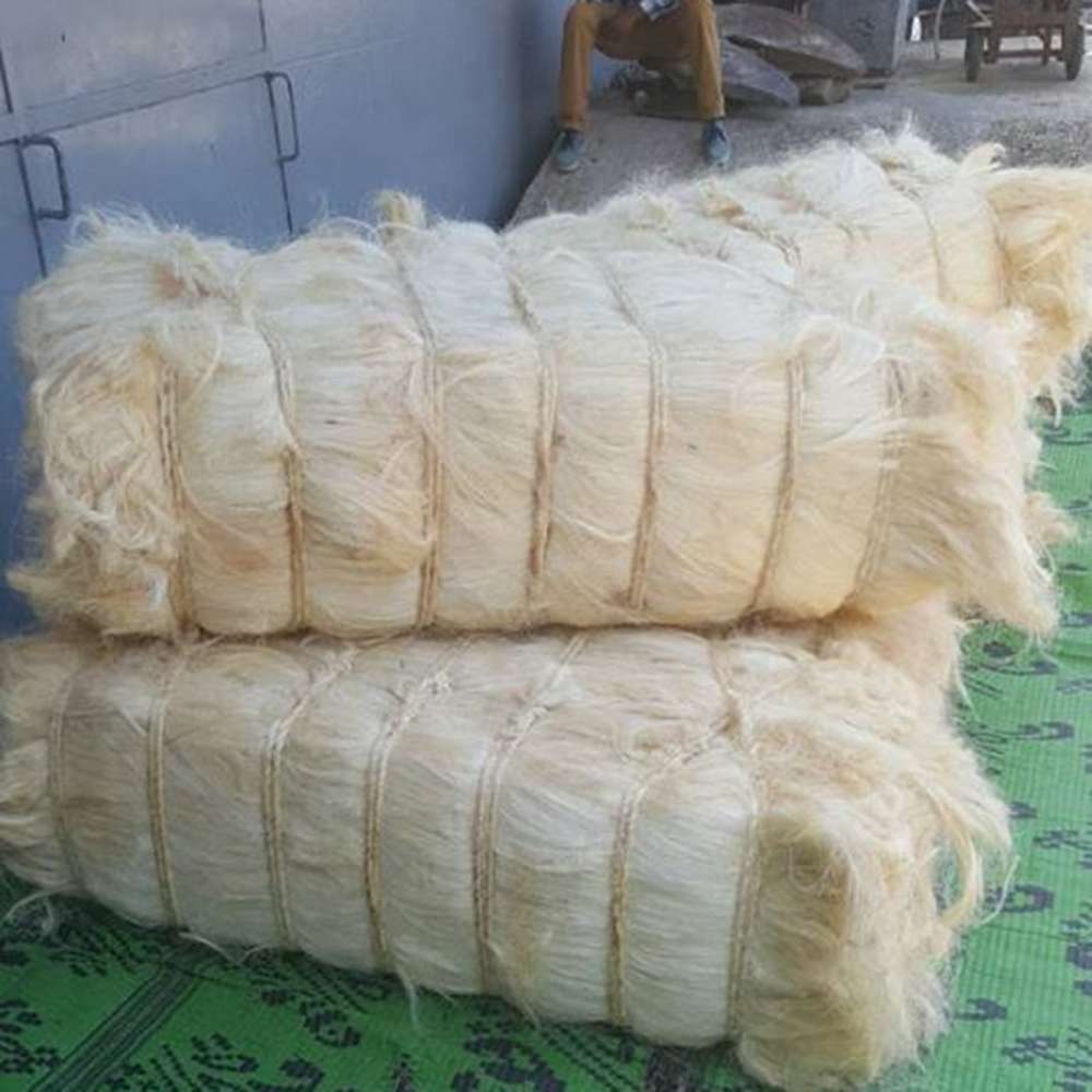 Wholesale Sisal Fiber Supplier Sisal Fibre 100Kg Bundle Natural Yarn