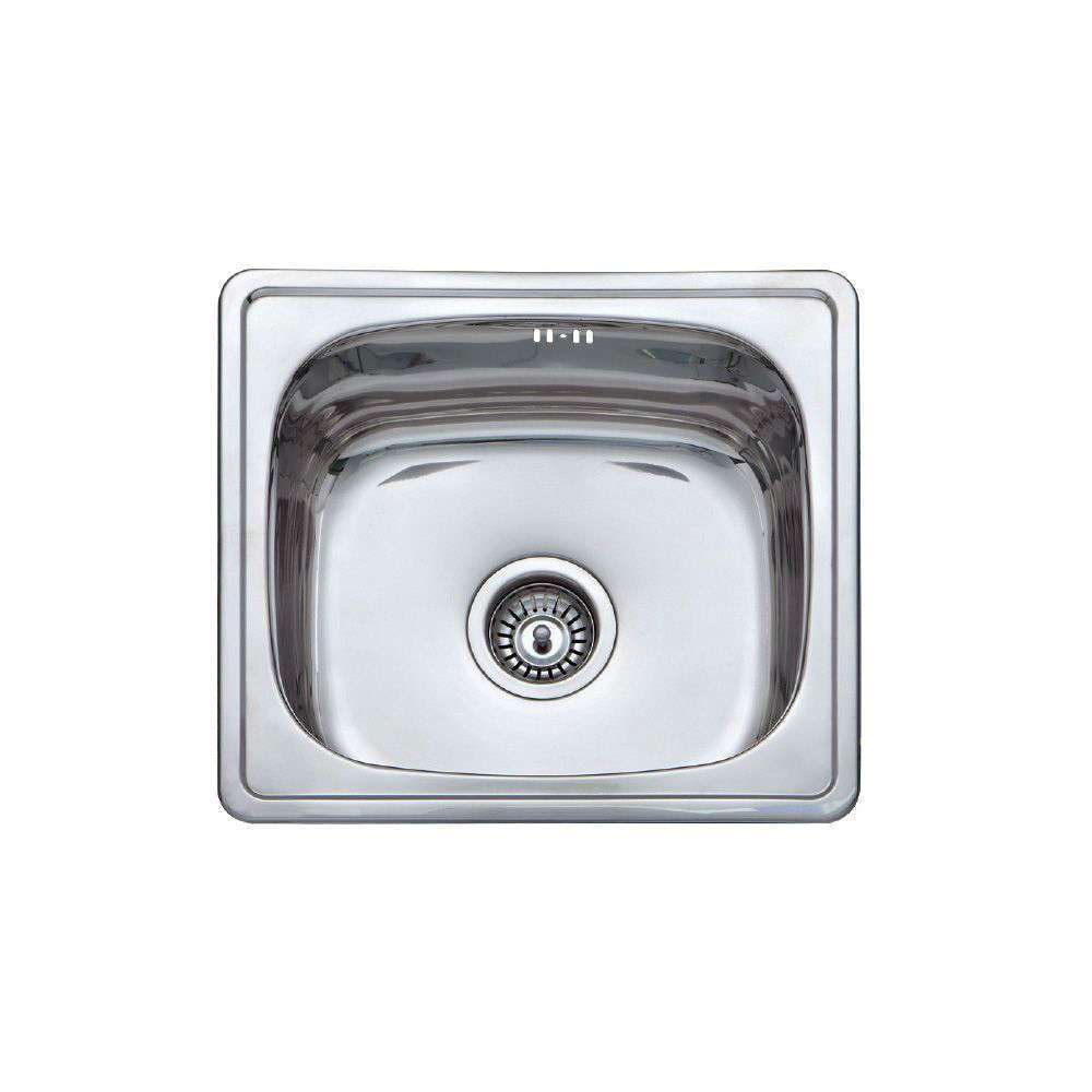 Milano Kitchen Sink Bl-604 Sb/Sq Stainless Steel 0