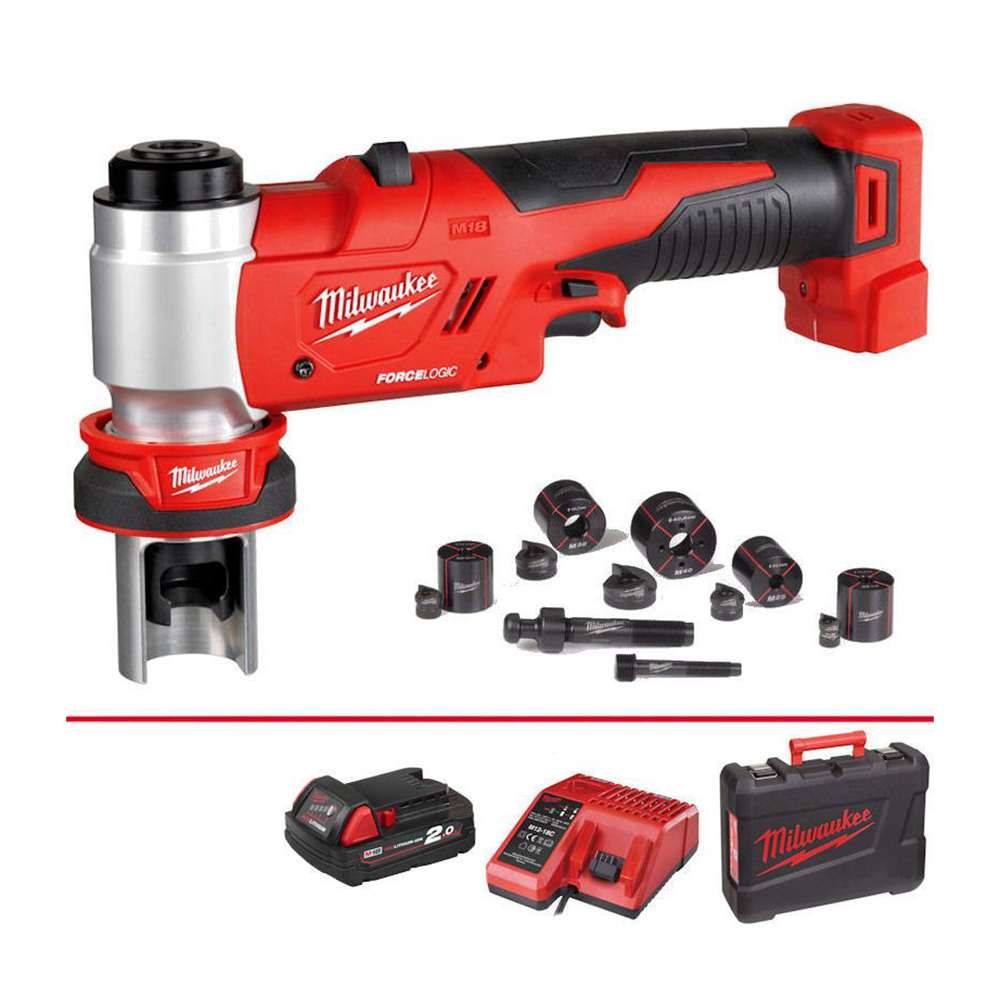 Milwaukee M18HKP-201CA M18 Force Logic Cordless Hydraulic Knockout Punch 4