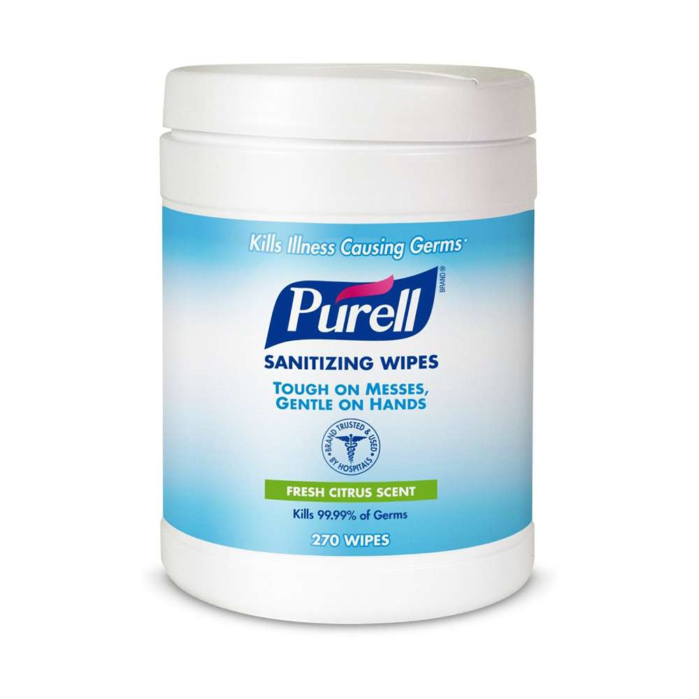 مناديل مبللة معقمة لليدين (Purell) مكونة من (270 منديل) 0