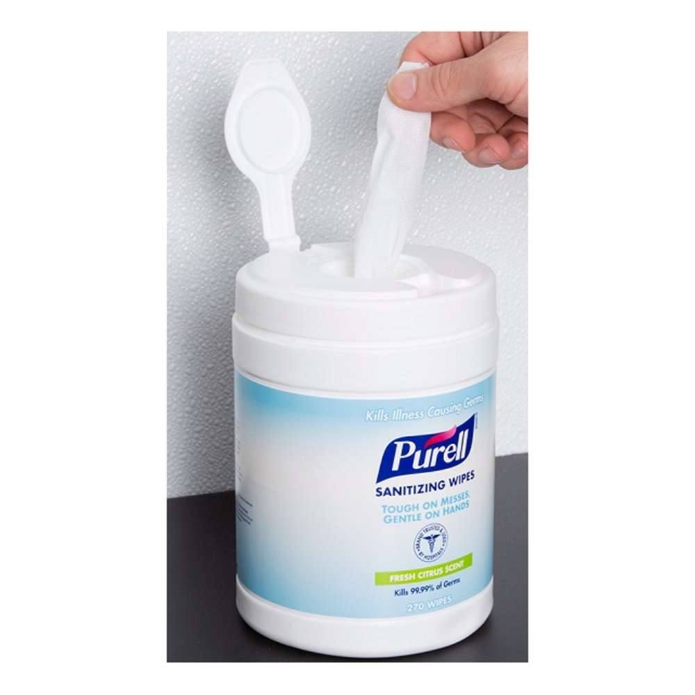 مناديل مبللة معقمة لليدين (Purell) مكونة من (270 منديل) 4