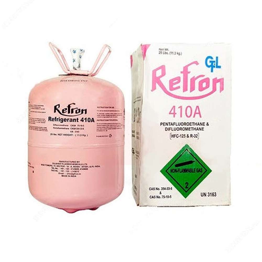 غاز التبريد أيزوتروبيك (Refron) نوع (R-410A) وزن (11.3Kg) باللون الزهري 0