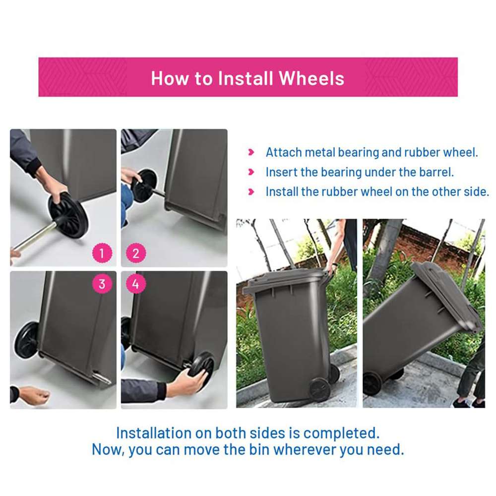 240L Garbage Bin With Pedal 2