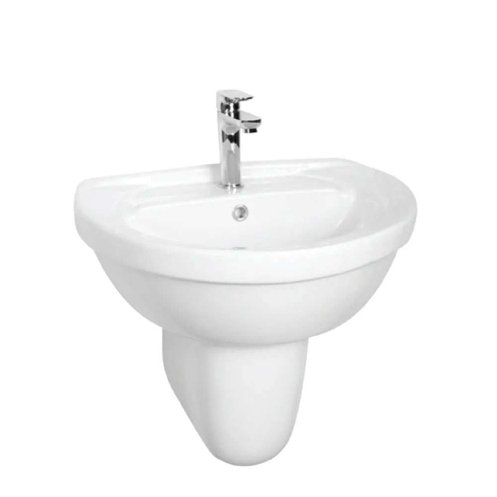 Milano Wall Hung Wash Basin Ceramic Made & Wall-mounted 0