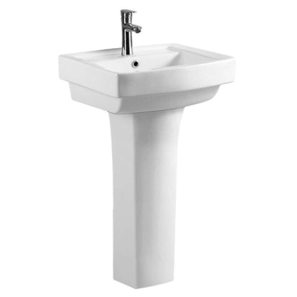 Milano Atlantis Ceramic Wash Basin/Pedestal 0