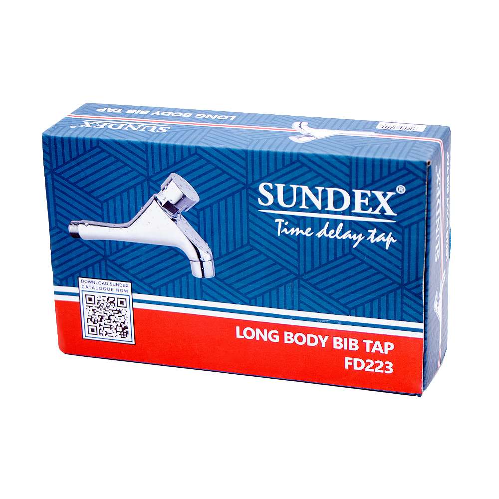 Sundex Wall Mounted Push Tap FD223 Non-Concussive Taps 3