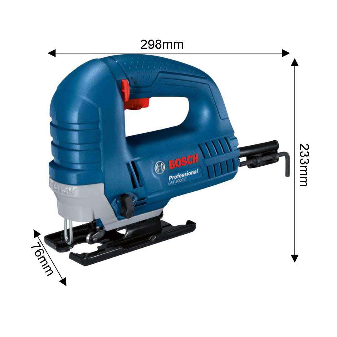 Bosch GST 8000 E (060158H0L0) 20mm 710W Professional Jigsaw 1