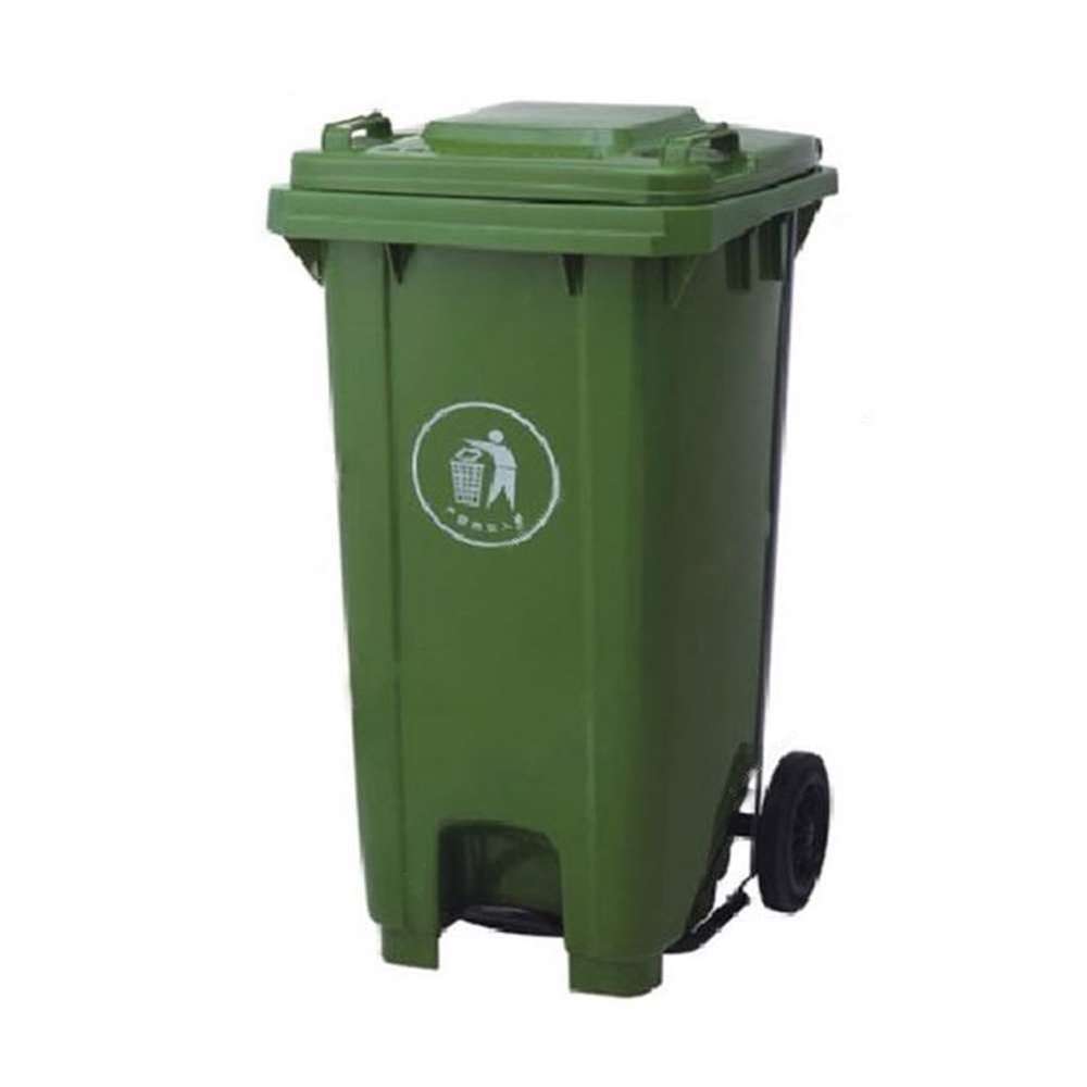 Brooks Pedal Waste Bin BKS-PDL-090 240 Ltrs Green 0