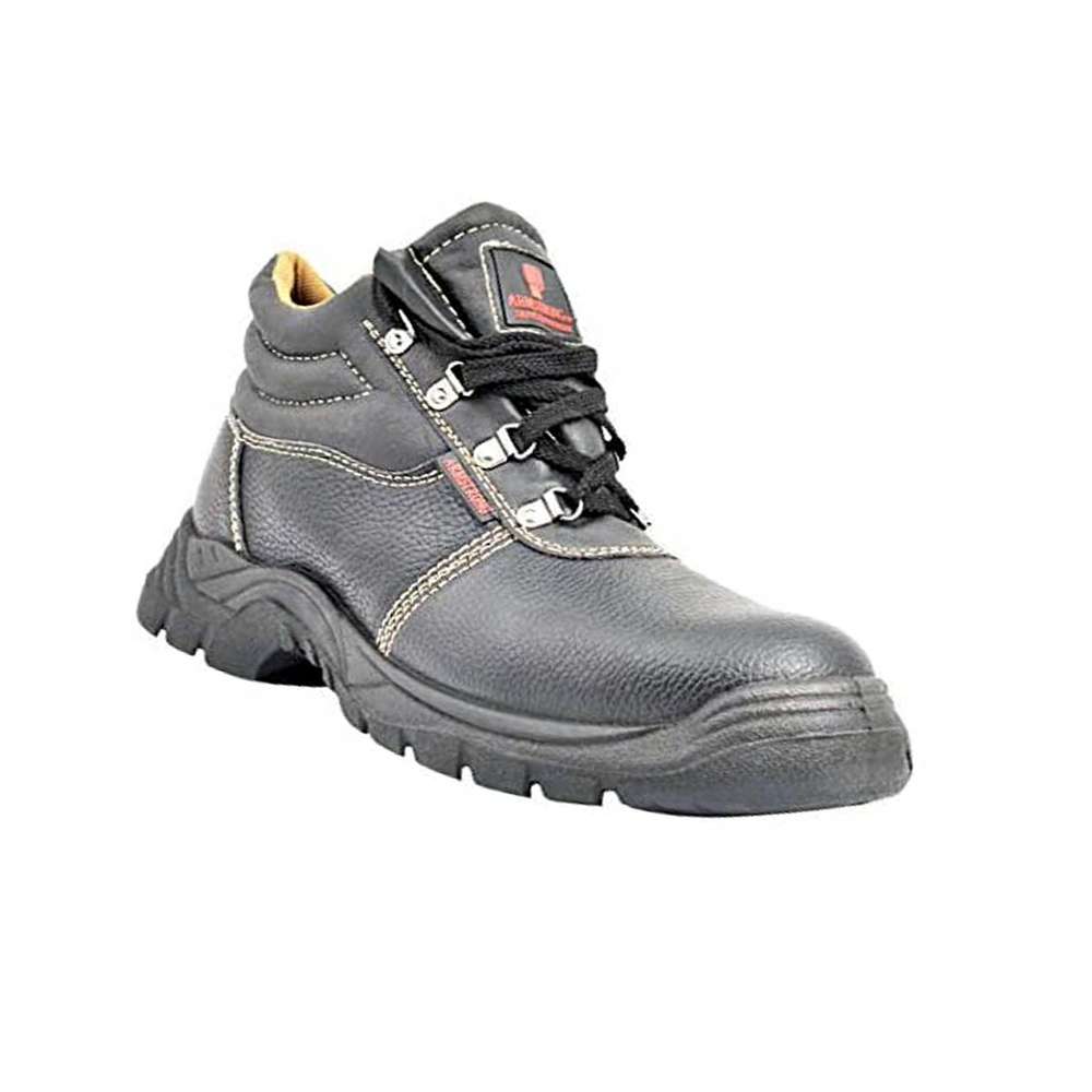 Armstrong Steel Toe Safety Shoe, AA, Size42, Black, High Ankle 0