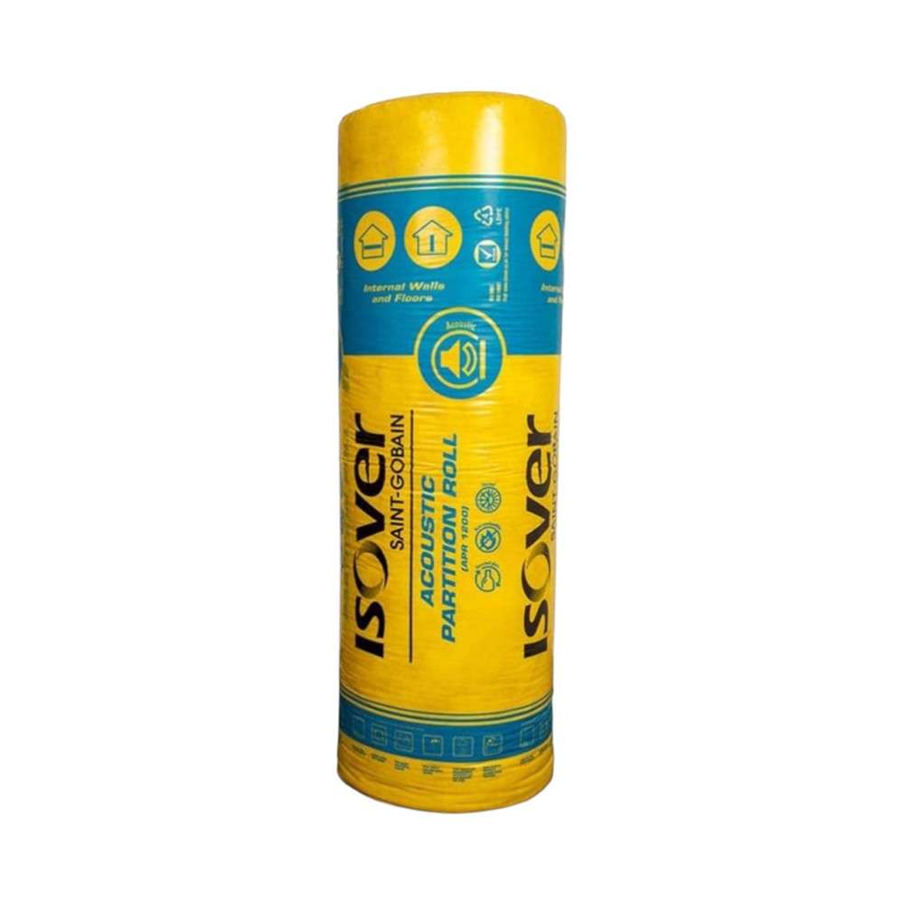 Saint-Gobain Gyproc Isover Eco Acoustic Partition Roll, Faced (24Kg/M3) 0