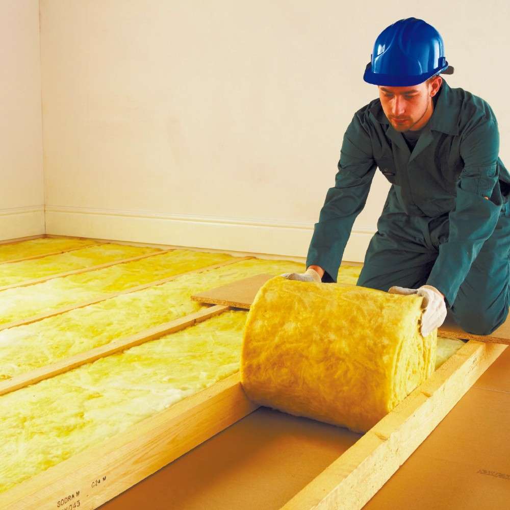 Saint-Gobain Gyproc Isover Eco Acoustic Partition Roll, Faced (24Kg/M3) 2