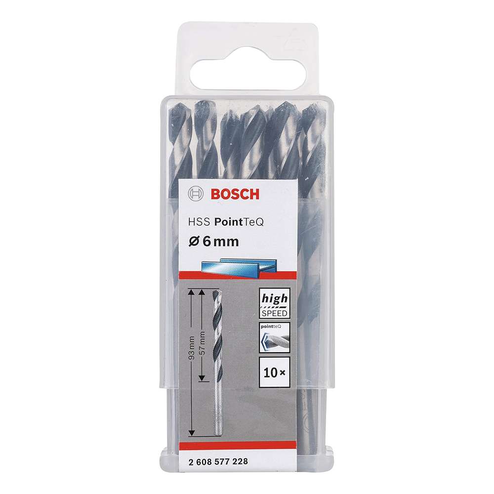 Bosch HSS Drill Bit 6mm - 10 Pcs/Pack 0