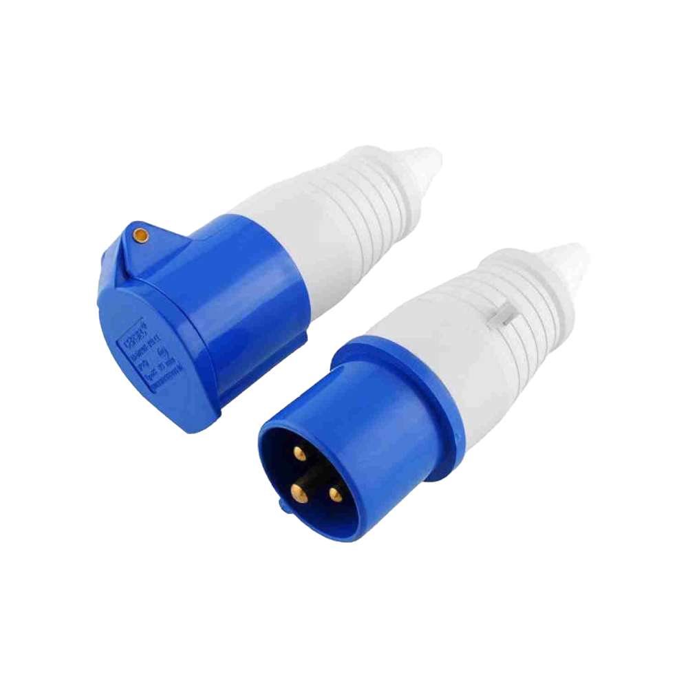 16A 3 Pin Female 220V Industrial Socket 0