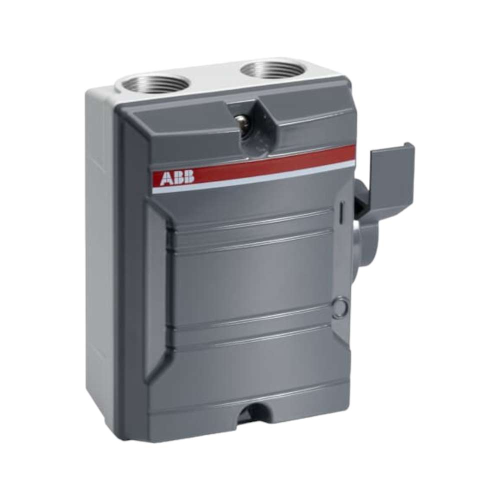 قاطع العزل الثلاثي المقاوم للعوامل الجوية (ABB) قياس (25A)  1