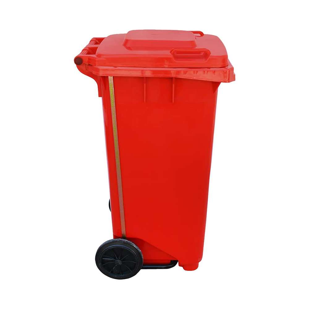 Brooks Pedal Waste Bin BKS-PDL-090 240 Ltrs Red 2