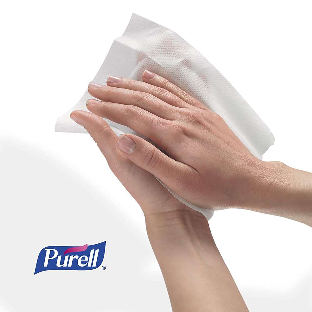 Purell Sanitizing Wipes (White 14.06 x 8.25 x 11.44" 2.81 Kg) - 2 Pieces 2