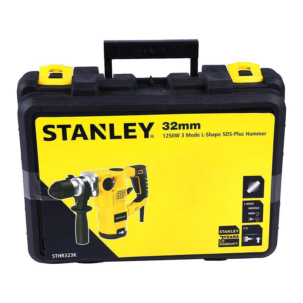 Stanley 32mm 1250W 3 Mode L-Shape SDS-Plus Hammer 8