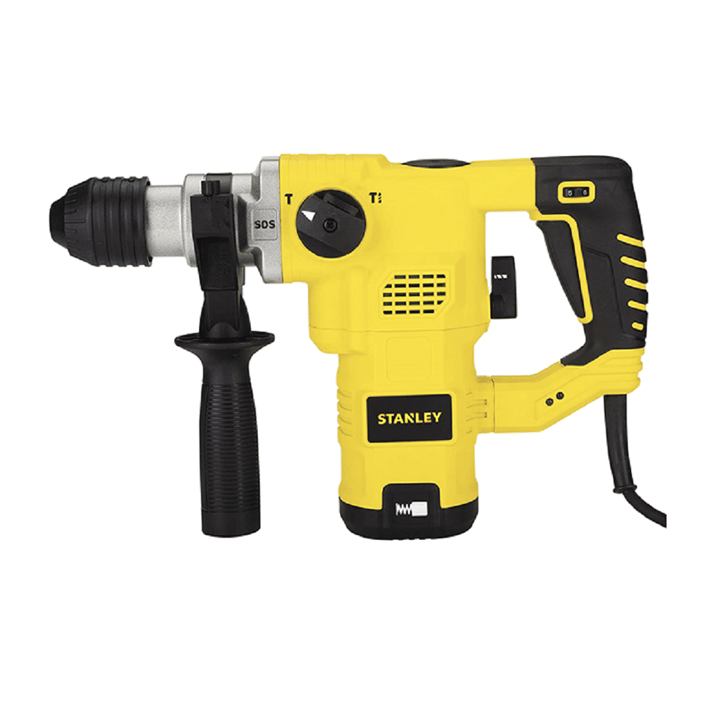 Stanley 32mm 1250W 3 Mode L-Shape SDS-Plus Hammer 4