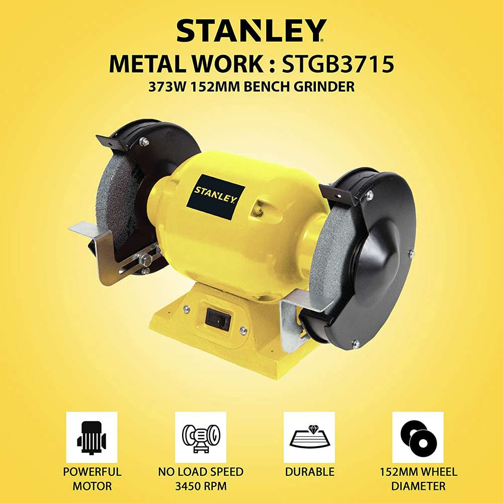 Stanley 152mm Bench Grinder 16