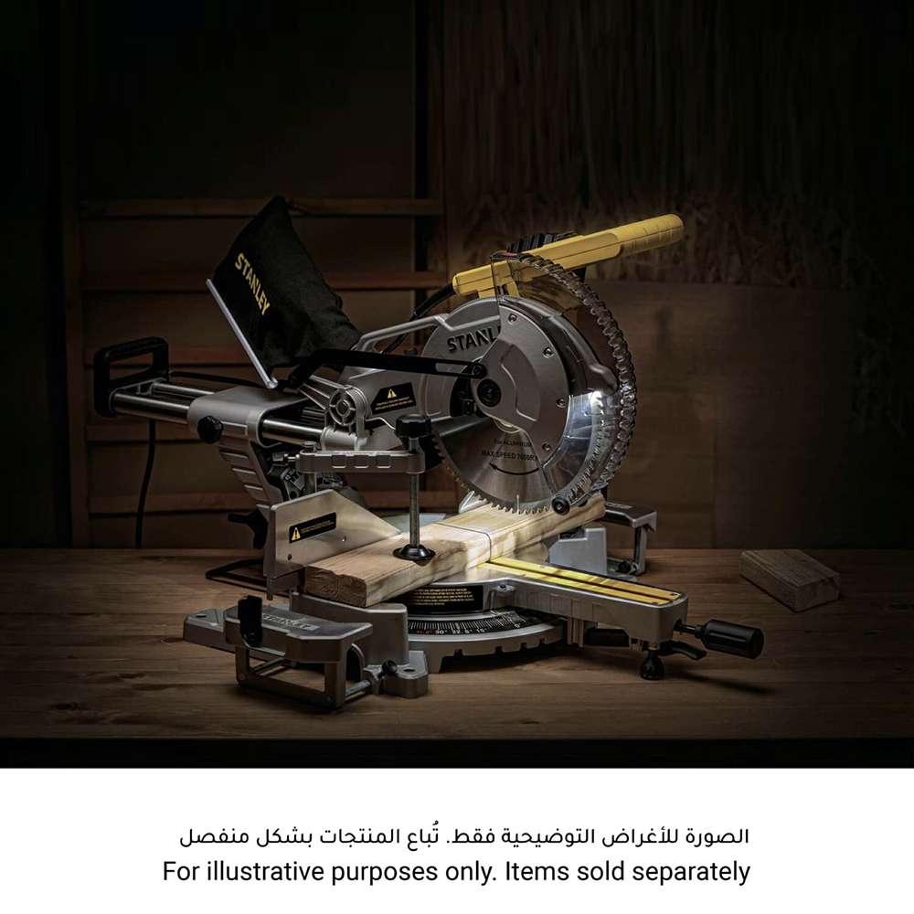 Stanley ‎SM18-B5 254mm 1800W Sliding Mitre Saw 11