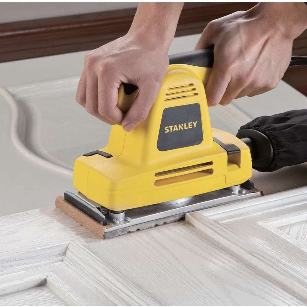 ماكينة صنفرة دوّارة نصف ورقة من ستانلي استطاعة (310W) موديل (SSS310-B5) 4