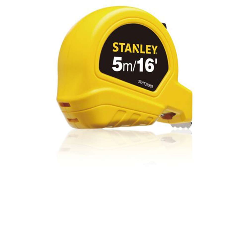 Stanley STHT33989-8 5m Stainless Steel Yellow Measuring Tape 5