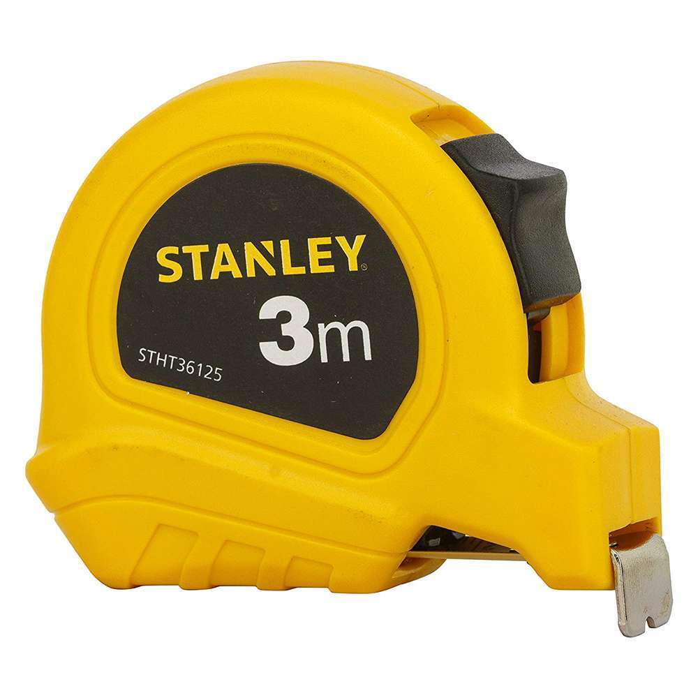 Stanley STHT36125-812 13mm 3m Yellow Short Measuring Tape 0